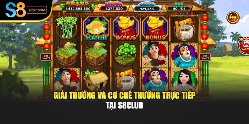 Giải thưởng và cơ chế thưởng trực tiếp tại S8club