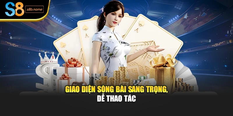 Giao diện sòng bài sang trọng, dễ thao tác